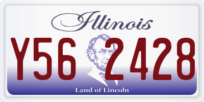 IL license plate Y562428