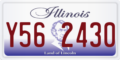 IL license plate Y562430