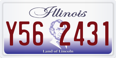 IL license plate Y562431