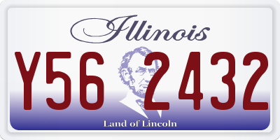 IL license plate Y562432