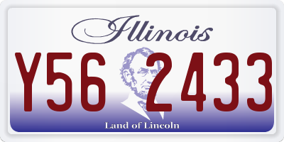 IL license plate Y562433