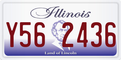 IL license plate Y562436