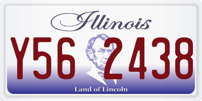 IL license plate Y562438