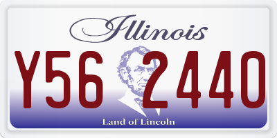 IL license plate Y562440