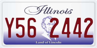 IL license plate Y562442