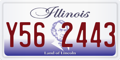 IL license plate Y562443