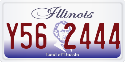 IL license plate Y562444