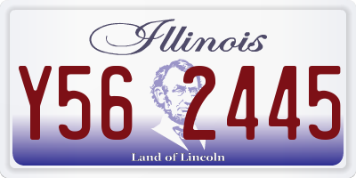 IL license plate Y562445