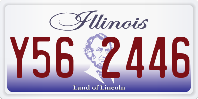 IL license plate Y562446