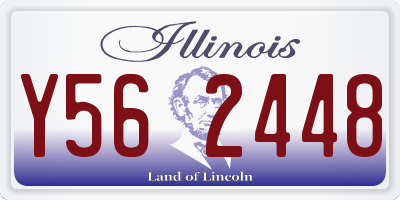IL license plate Y562448
