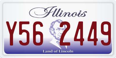 IL license plate Y562449