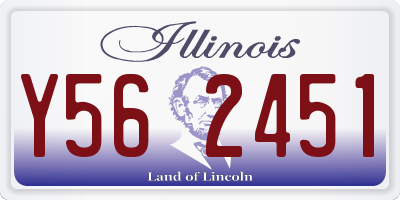 IL license plate Y562451