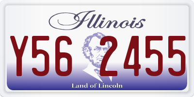 IL license plate Y562455