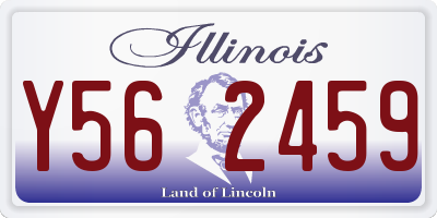 IL license plate Y562459