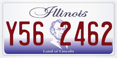IL license plate Y562462