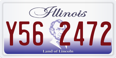 IL license plate Y562472