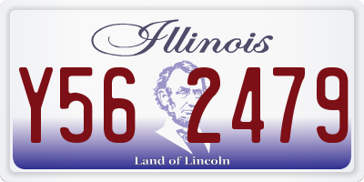 IL license plate Y562479