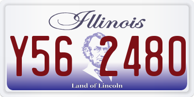 IL license plate Y562480