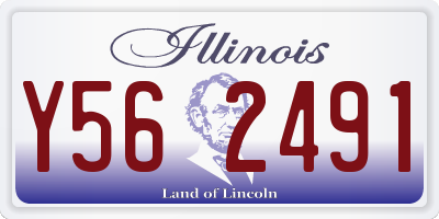 IL license plate Y562491