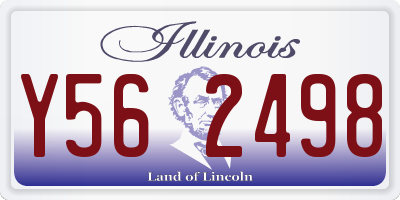 IL license plate Y562498