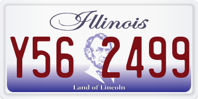 IL license plate Y562499