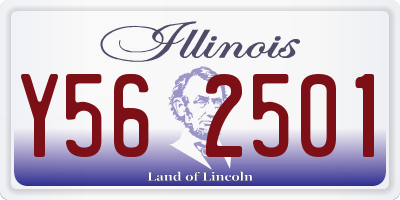 IL license plate Y562501