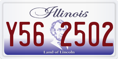 IL license plate Y562502