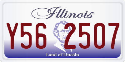 IL license plate Y562507