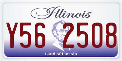IL license plate Y562508