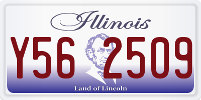 IL license plate Y562509