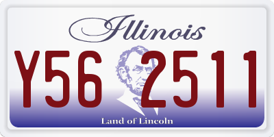 IL license plate Y562511