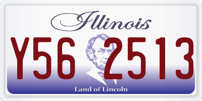 IL license plate Y562513