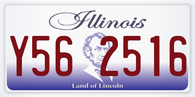 IL license plate Y562516