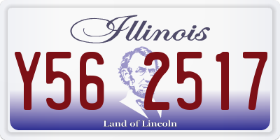 IL license plate Y562517