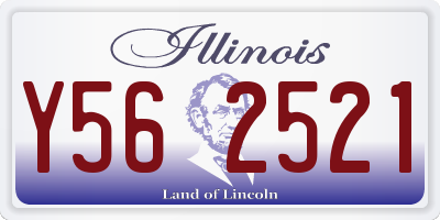 IL license plate Y562521