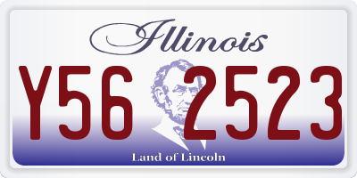 IL license plate Y562523