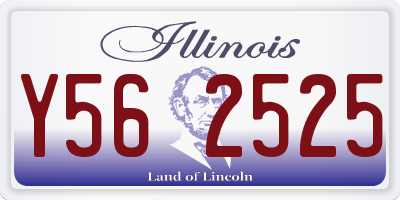 IL license plate Y562525