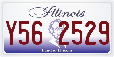 IL license plate Y562529