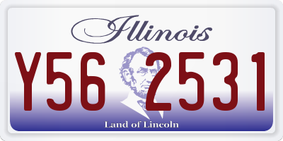 IL license plate Y562531