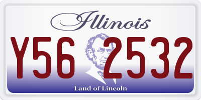 IL license plate Y562532