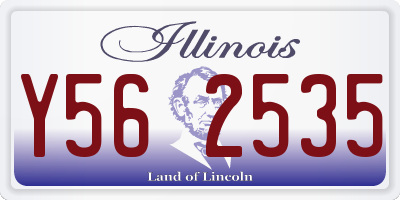 IL license plate Y562535