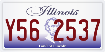 IL license plate Y562537