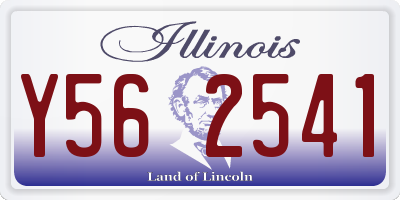IL license plate Y562541