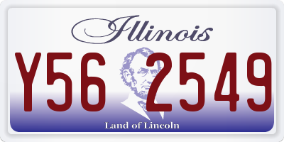 IL license plate Y562549