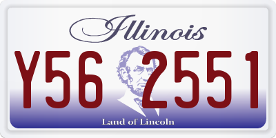 IL license plate Y562551