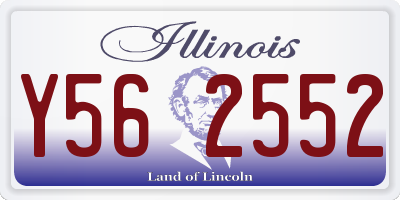 IL license plate Y562552