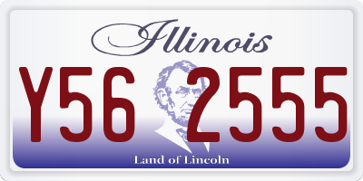 IL license plate Y562555