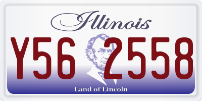 IL license plate Y562558