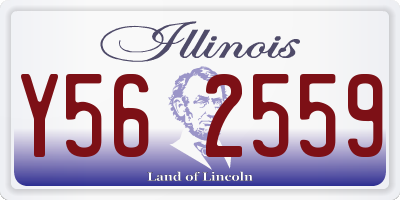 IL license plate Y562559