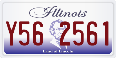 IL license plate Y562561